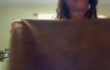 Lactating mom on webcam